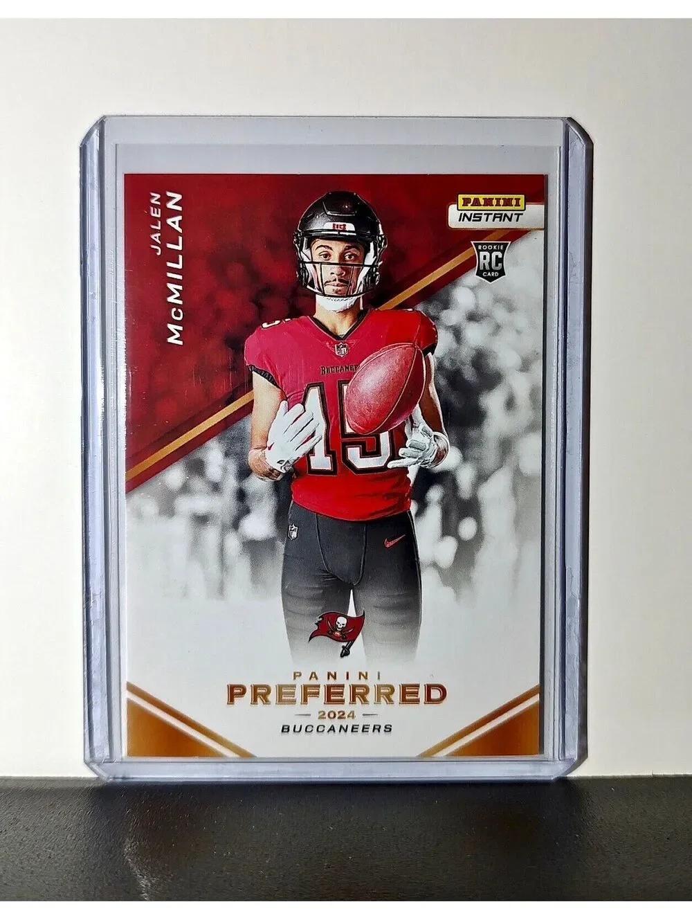 Jalen McMillan 2024 Panini Preferred NFL #9 Rookie Card Buccaneers 1/335